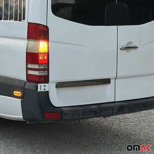 Mâner deschizător portbagaj pentru VW Crafter 2006-2017, oțel inoxidabil, culoare închisă, 1 bucată