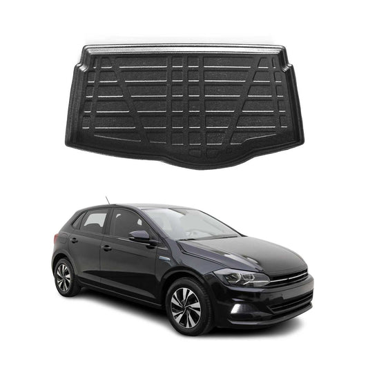 Protecție portbagaj/cargo pentru VW Polo VI 2017-2025 hatchback 5 uși negru