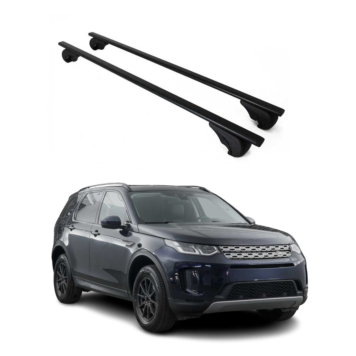 Portbagaj de plafon pentru Land Rover Discovery Sport 2015-2019 75kg Negru 2x