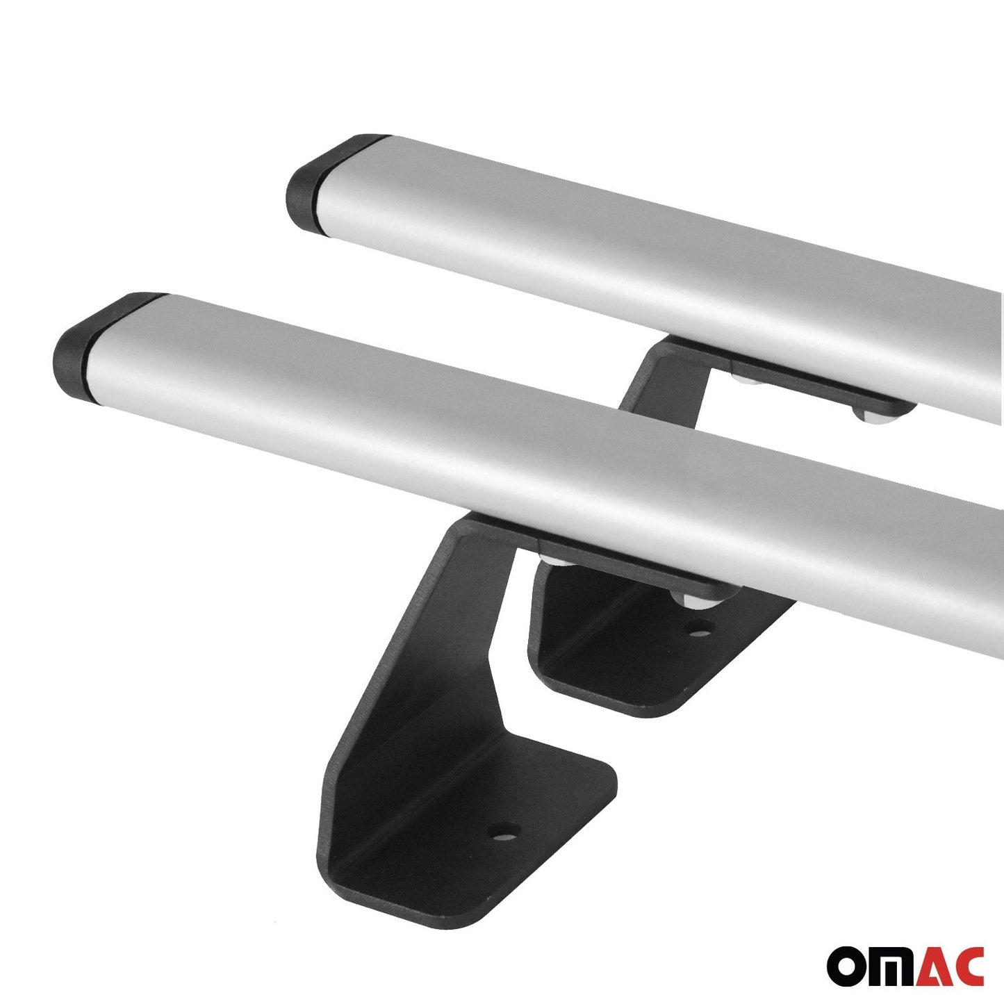 Dachträger Grundtäger für VW Caddy 2004-2015 75kg Stahl Silber 2 tlg