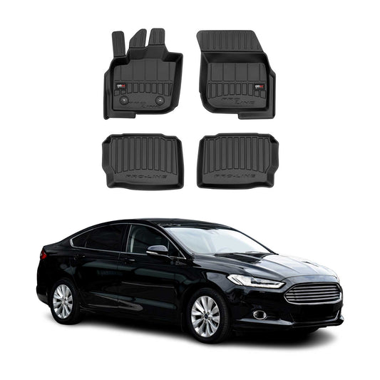 2014-2022 Ford Mondeo mk5 Fußmatten TPE Schwarz 4 tlg