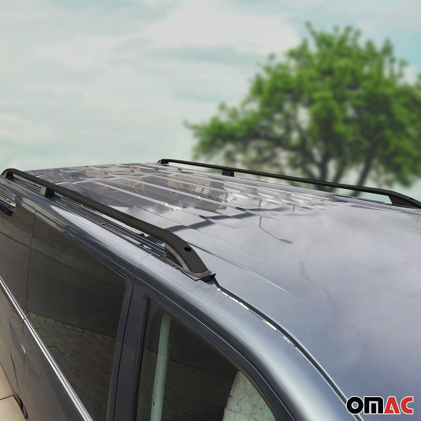 2016-2019 Peugeot 3008 Dachreling Dachträger Schwarz Aluminium 2 tlg