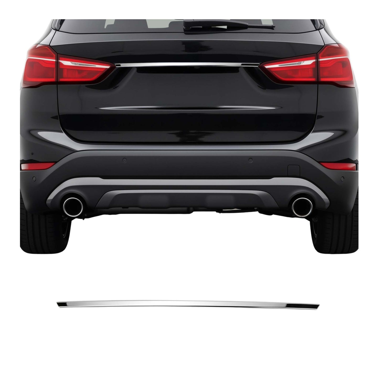 Heckklappe Kofferraumöffner Griff für BMW X1 F48 2015-2024 Edelstahl Chrom