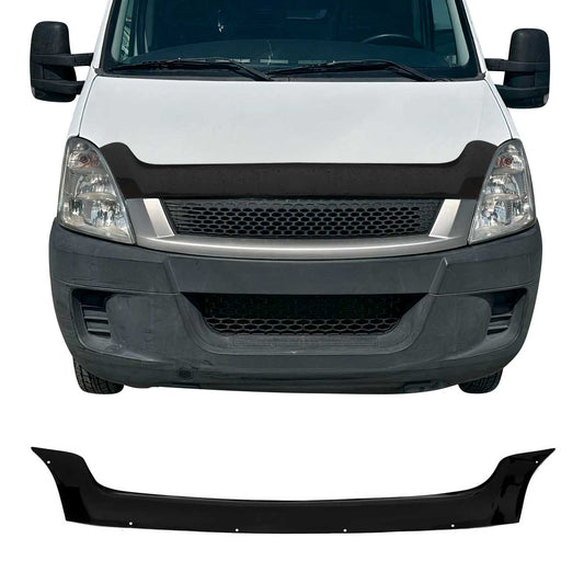 Motorhaube Deflektor Steinschlagschutz für Iveco Daily IV 2006-2011 Schwarz