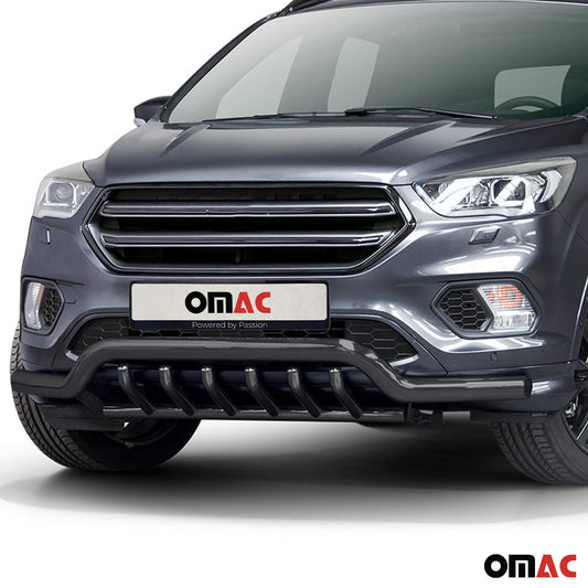 Frontschutzbügel Frontbügel für Ford Kuga 2017-2025 mit ABE Stahl Schwarz