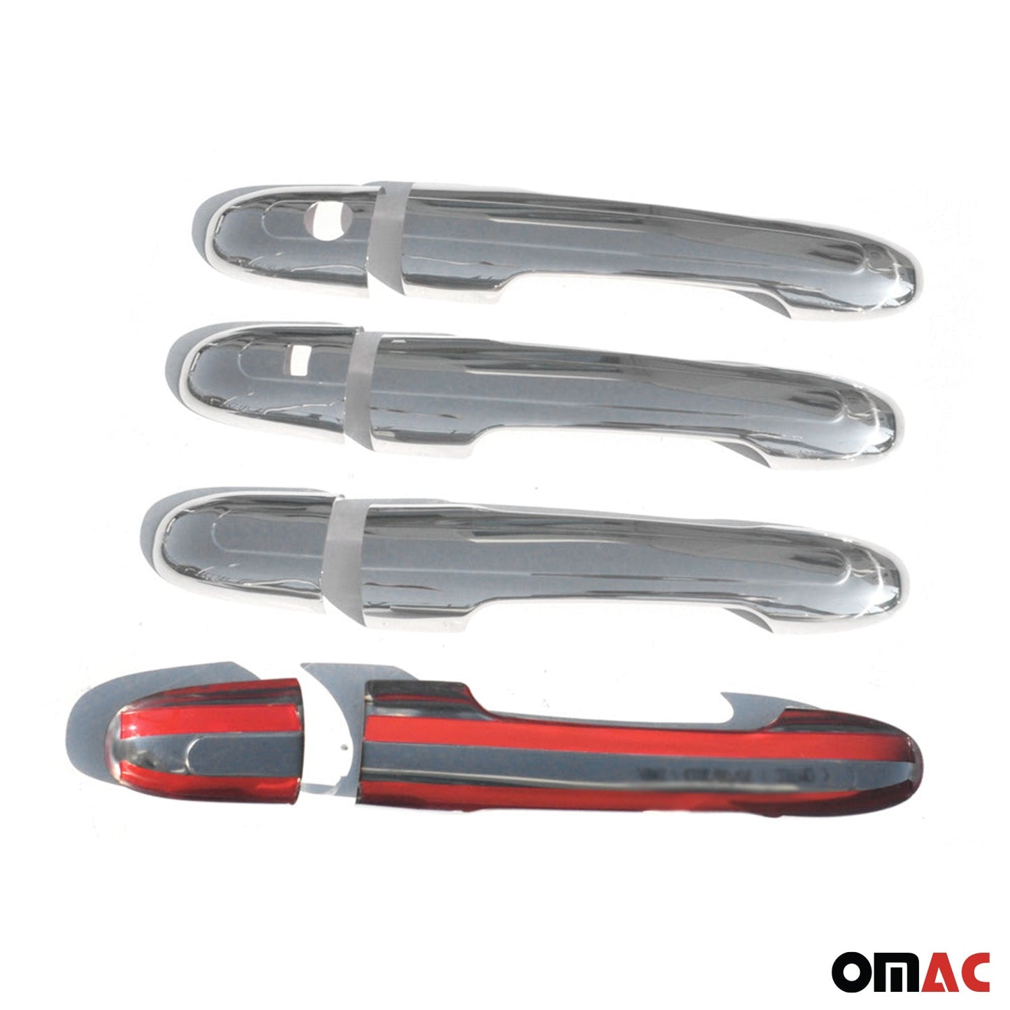 Türgriff Blende Türgriffkappen für Mercedes Vaneo 2002-2005 4-Tür Edelstahl 8x