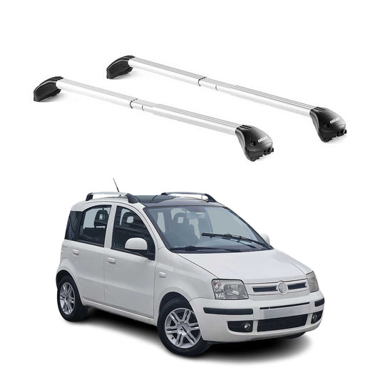 Dachträger für Fiat Panda III Cross 2014-2025 5 tür 100kg Alu Silber 2x ABE