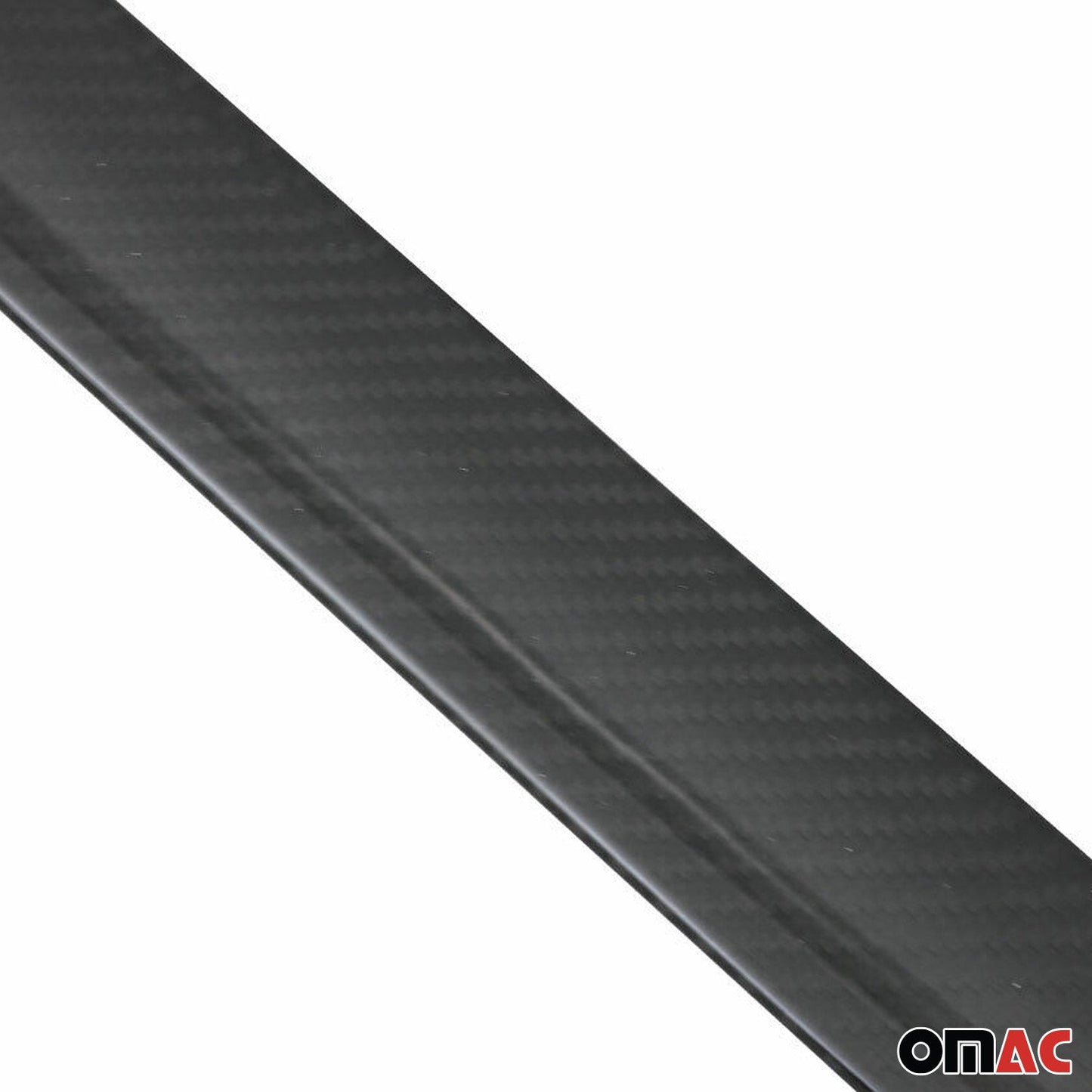 Bandă decorativă portbagaj, bandă decorativă spate pentru VW Caddy 2015-2020, fibră de carbon inferioară, negru