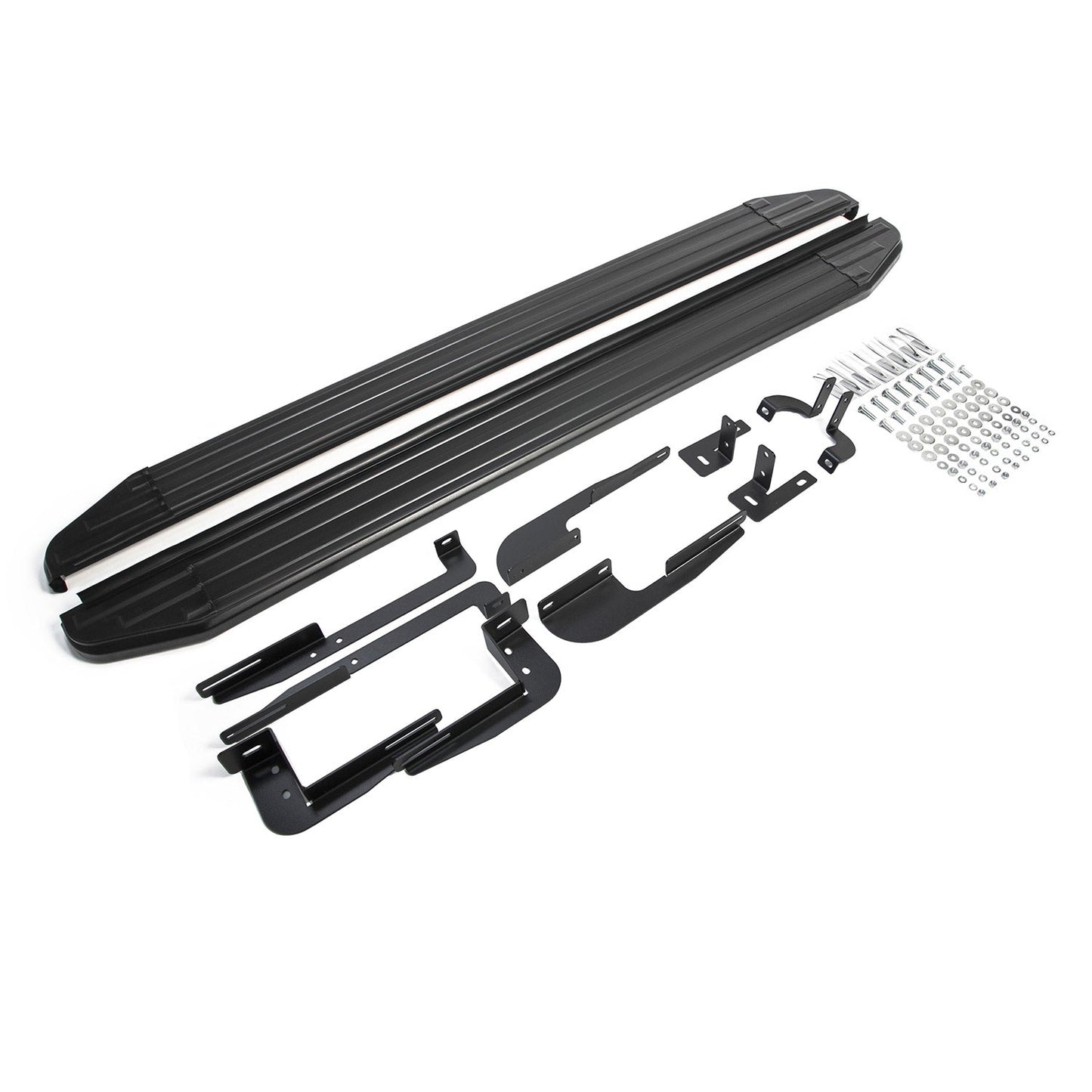 Trittbretter Seitenschweller für Hyundai ix35 2010-2015 Alu Schwarz ABE