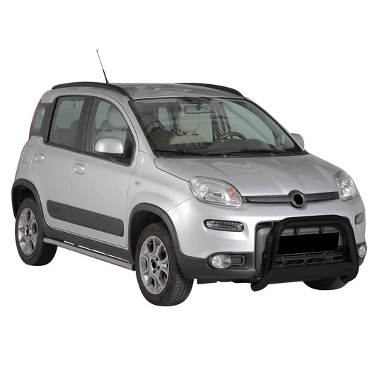 Bară de protecție/buton față pentru Fiat Panda 4 2012-2022, ø63mm, oțel, negru