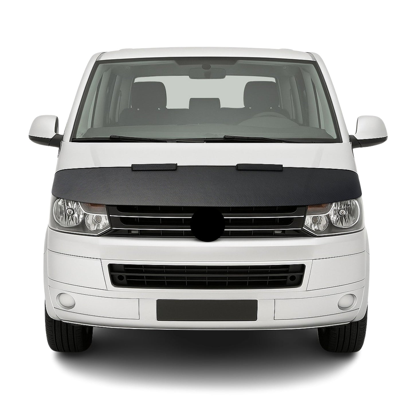 Haubenbra Steinschlagschutz für VW Transporter T5 2010-2015 Carbon Optik Halb