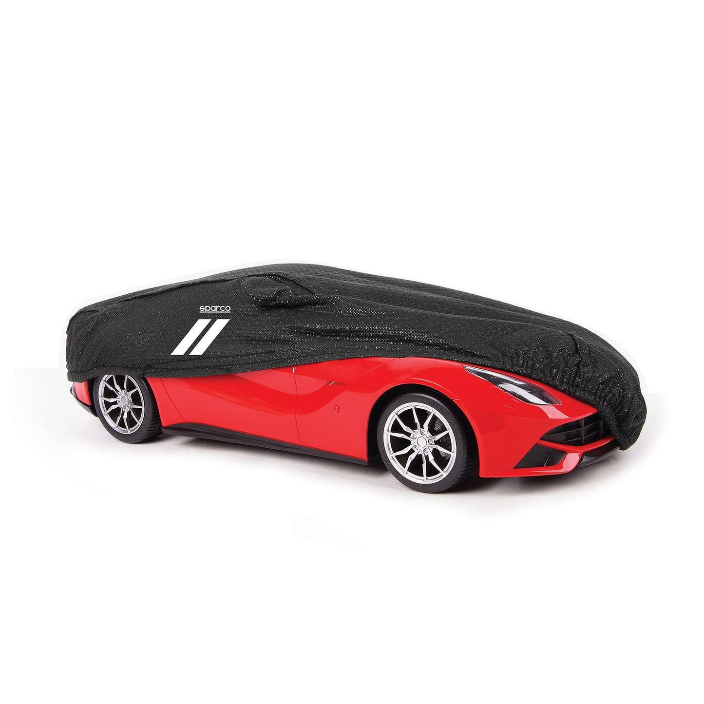 SPARCO Auto Schutzhülle Vollgarage Autoabdeckung Schwarz Ganzgarage Autogarage S