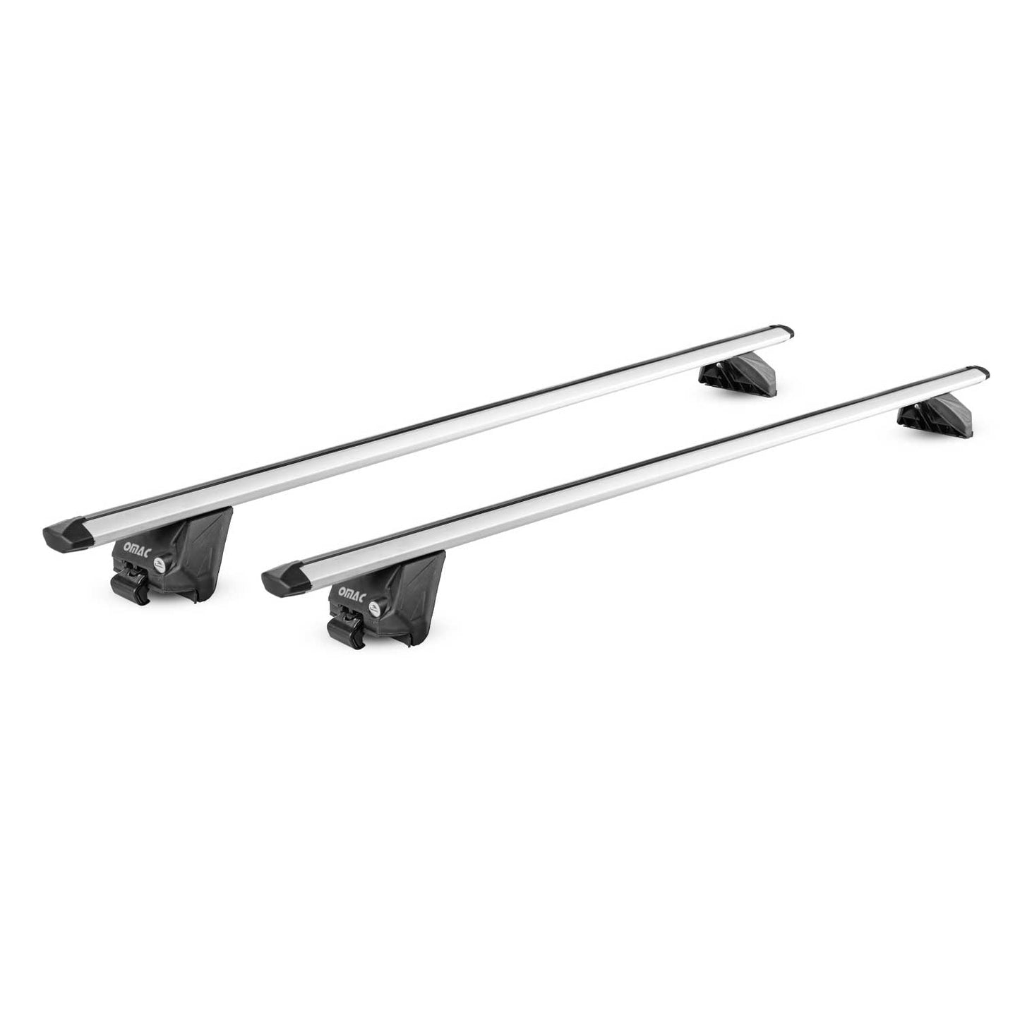 Alu Dachträger Gepäckträger Universal Bündige Schienen Silber ABE 2tlg 120 cm
