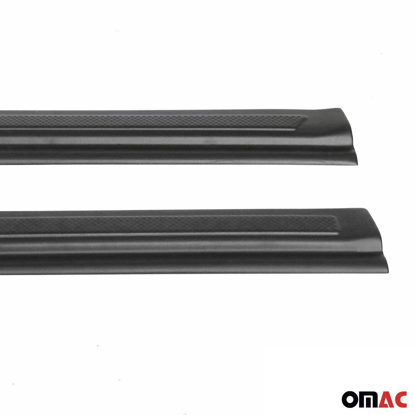 Protecții prag ușă pentru Mercedes Vito W639 2003-2014, cauciuc, negru, 2x