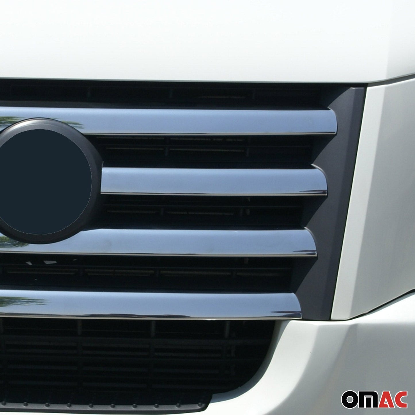 Benzi decorative grilă radiator pentru VW Crafter 2006-2012, oțel inoxidabil, argintiu, 5 bucăți