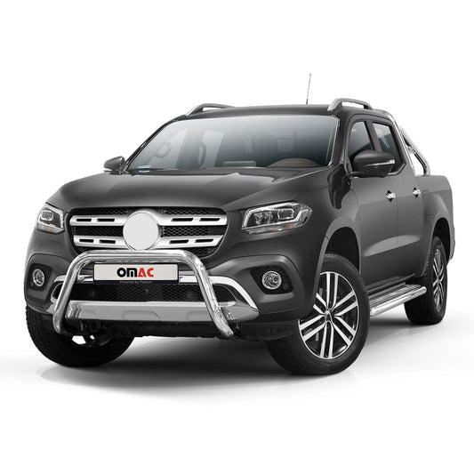 Bară de protecție/buton față pentru Mercedes Clasa X 2017-2020 cu ABE (omologare de tip germană) argintiu