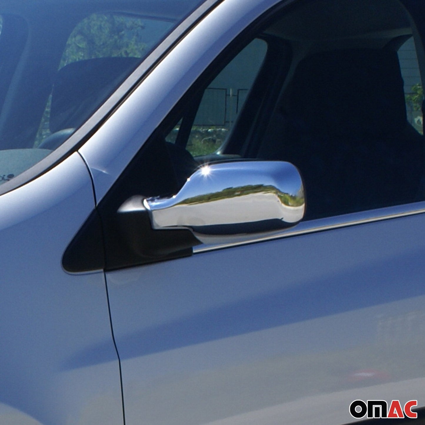 Spiegelkappen Spiegelabdeckung für Renault Clio 2005-2013 Edelstahl Silber 2tlg