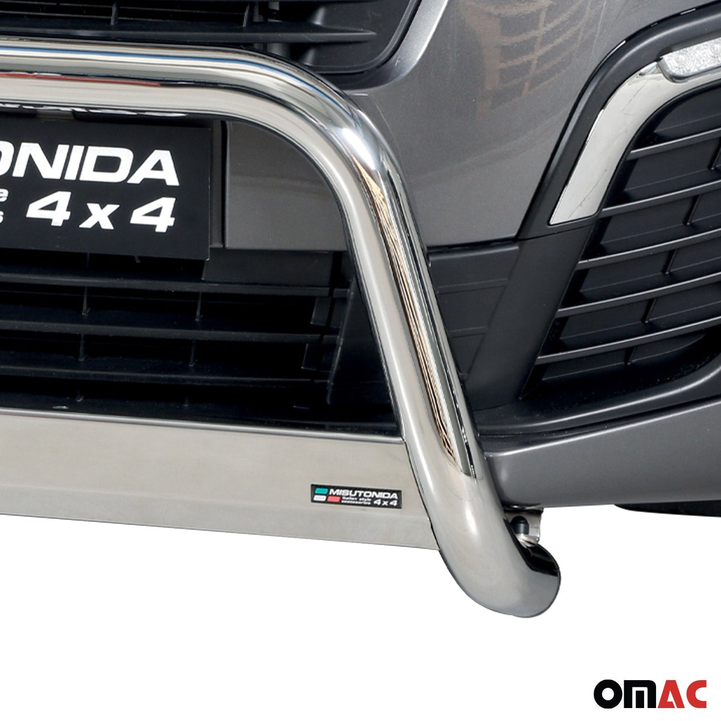 Bară de protecție/buton față pentru Peugeot Expert 2016-2025, ø63mm, oțel, argintiu