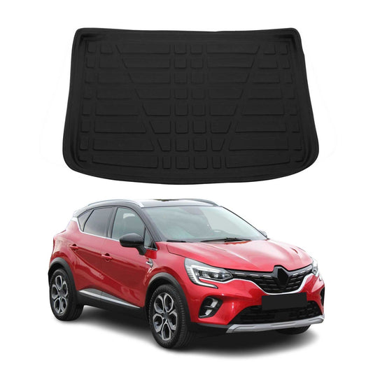 Protecție portbagaj/cargo pentru Renault Captur 2 2020-2025, cauciuc TPE, negru