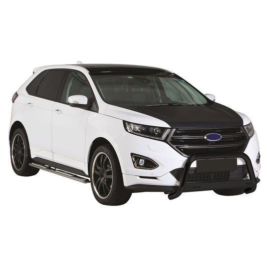 Bară de protecție/buton față pentru Ford Edge 2014-2018, ø63mm, oțel, negru, protecție
