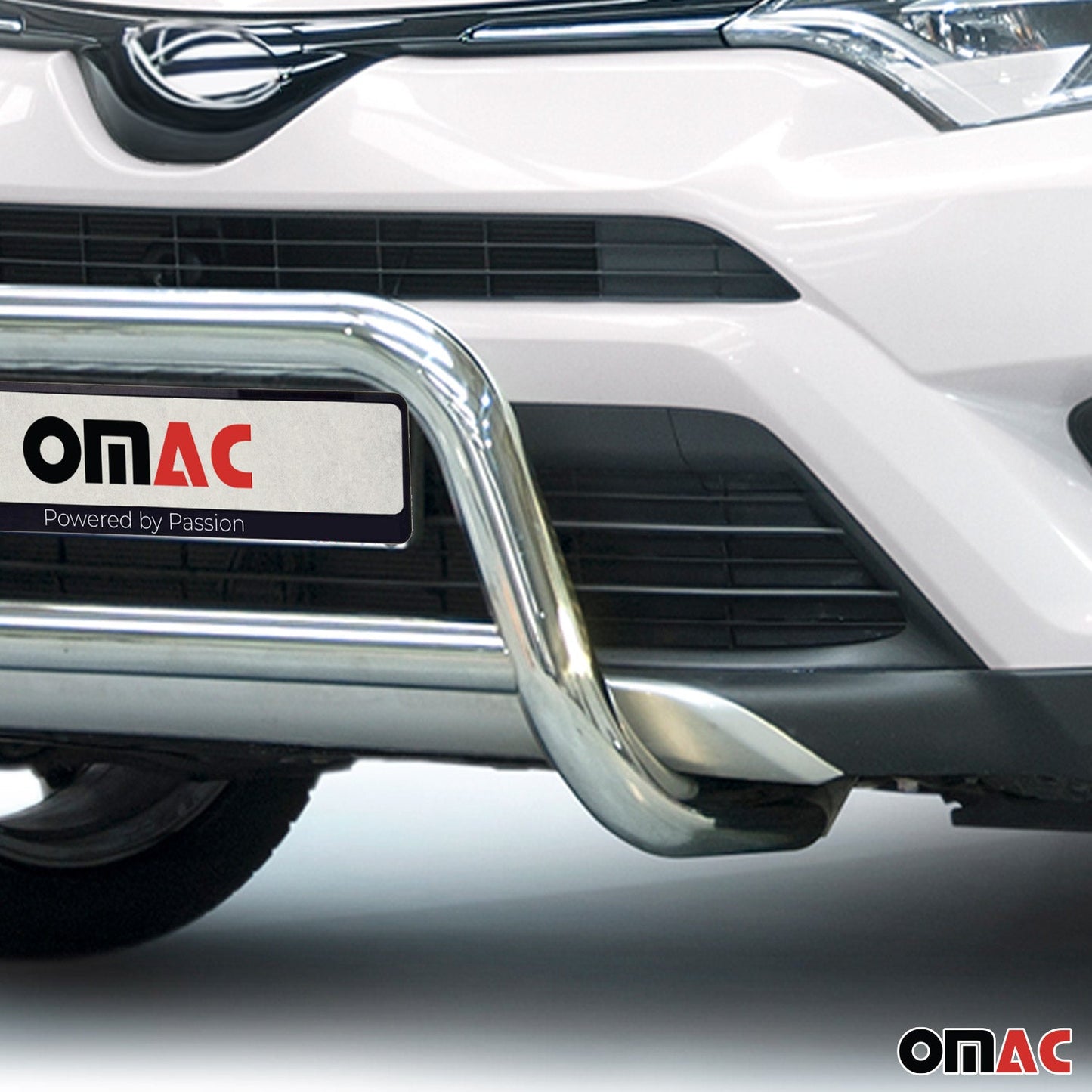 Frontbügel Schutz Frontschutzbügel für Toyota RAV4 2016-2025 Stahl ABE Silber