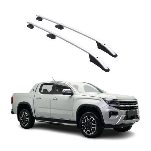 Dachreling Relingträger Aluminium für VW Amarok NF 2022-2025 Alu Silber
