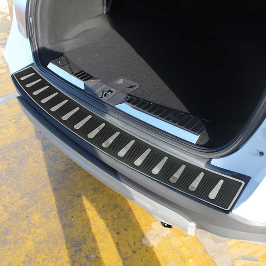 Protecție margini bara de protecție pentru Ford Kuga 2017-2019, oțel inoxidabil, folie din fibră de carbon