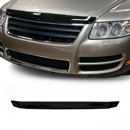 Motorhaube Deflektor Insekten Steinschlagschutz für Vw Touareg 2003-2010 Schwarz