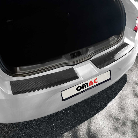 Protecție prag/bară de protecție pentru Renault Megane 2016-2019, fibră de carbon, set 2 piese
