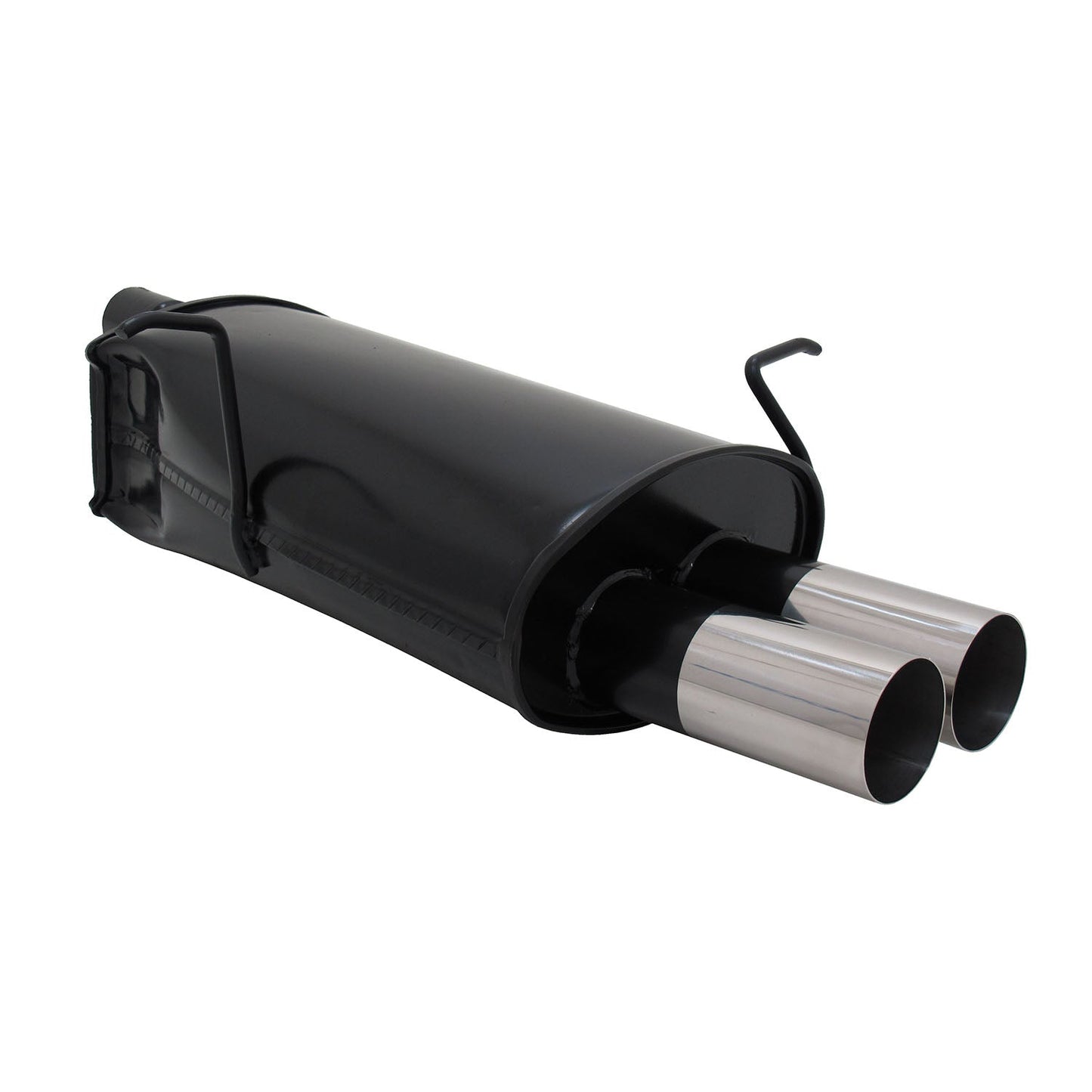 Novus Sportauspuff für BMW E46 2x76mm RL-Design Endschalldämpfer mit ABE