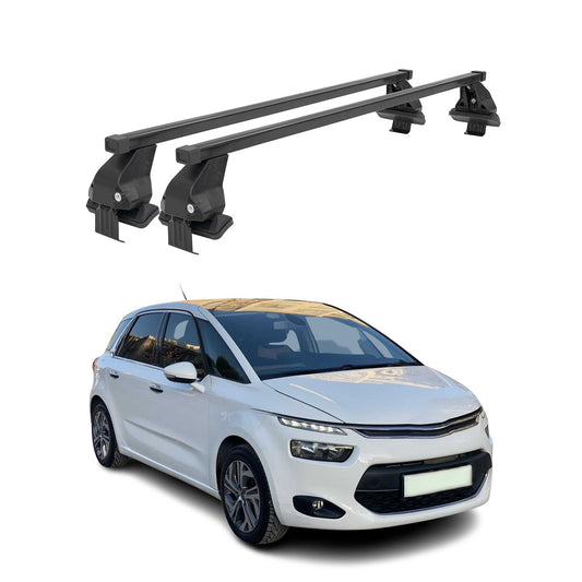 Menabo Dachträger Grundtäger für Citroen C4 Picasso 2013-2018 50kg Stahl Schwarz