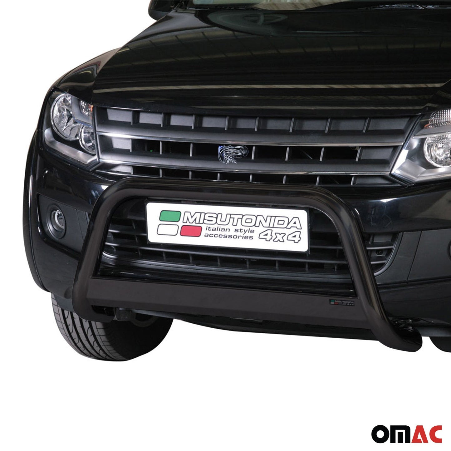 Bară de protecție/buton față pentru VW Amarok Trendline 2010-2016 ø63 oțel negru