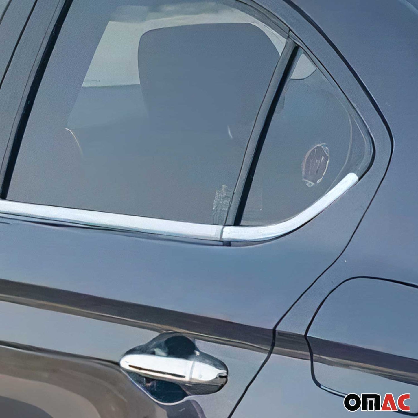 Benzi decorative pentru geamuri pentru Honda City Saloon 2021-2025, oțel inoxidabil, set 6 piese