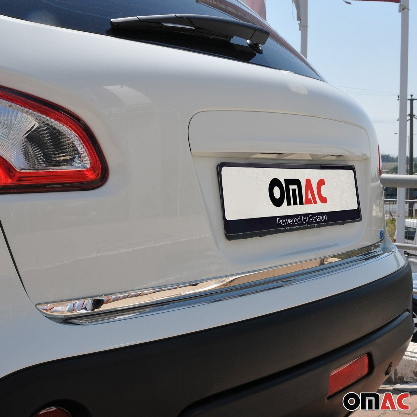 Kofferraumleiste Heckleiste für Nissan Qashqai J11 2014-2021 Edelstahl Chrom