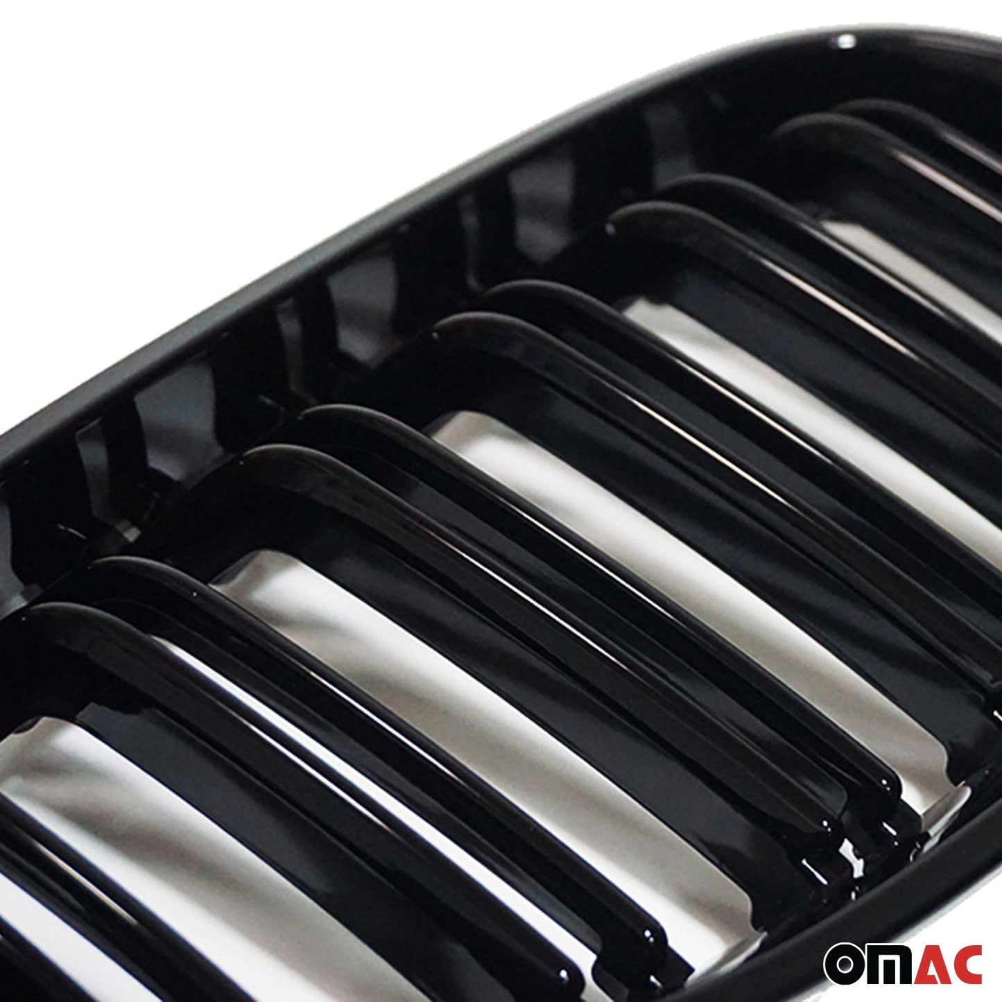 Nieren Grill Kühlergrill für BMW 5er E60 M5 Limo 2004-2010 Schwarz Glanz