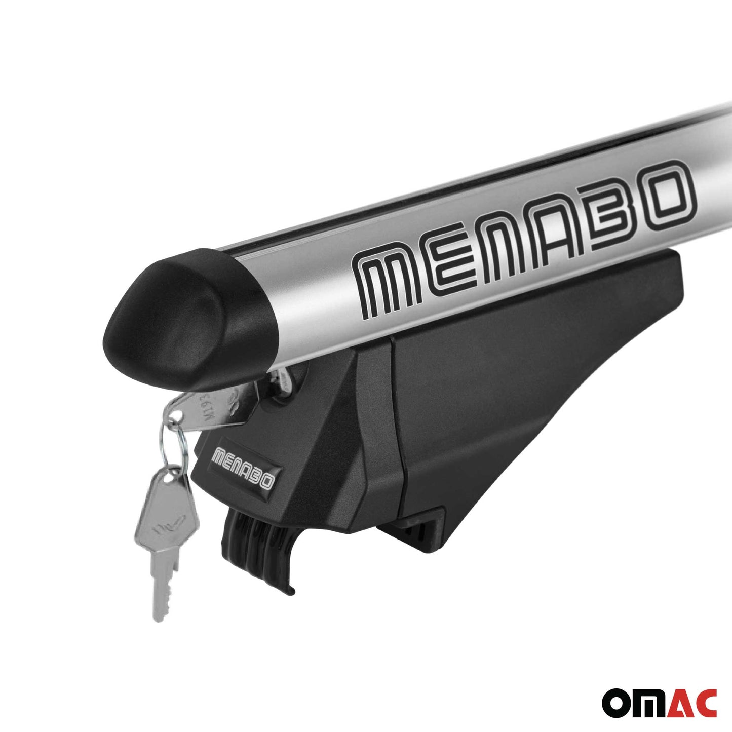 Menabo Dachträger Grundtäger für Peugeot 3008 2016-2020 Pre-FL Alu Silber 2 tlg