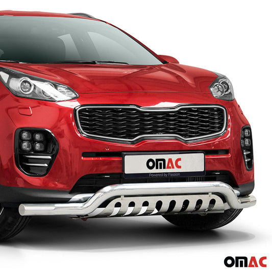 Bară de protecție față pentru Kia Sportage 2015-2018 cu ABE (omologare de tip germană) oțel argintiu
