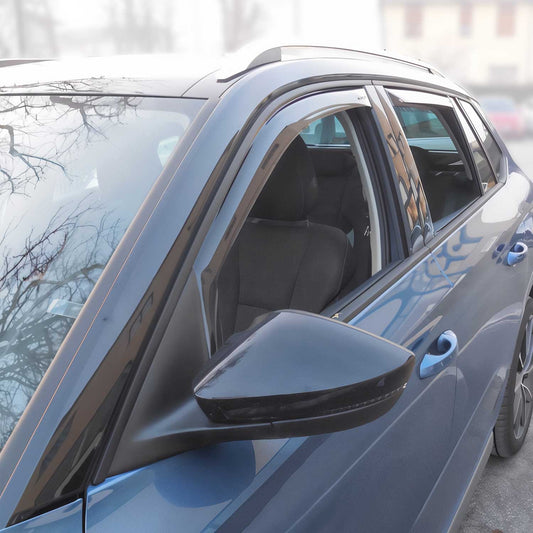 Windabweiser Regenabweiser Satz für Skoda Kamiq 2019-2023 Schwarz Windschutz 4x