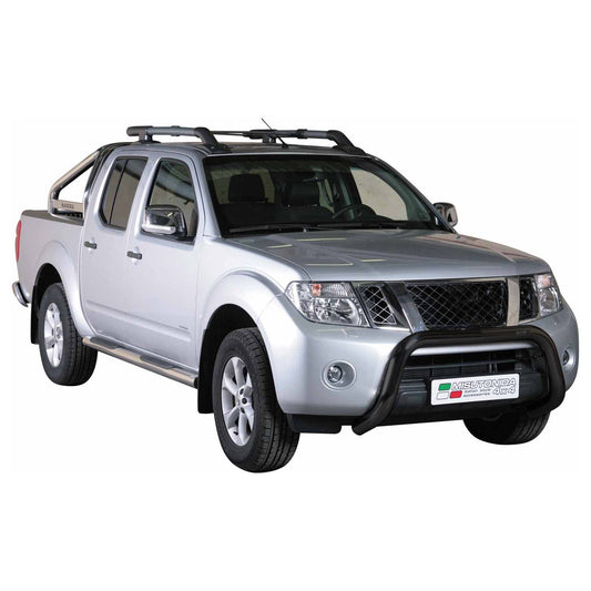 Frontbügel Frontschutzbügel für Nissan Navara 2010-2014 Doppelkabine Schwarz ø76