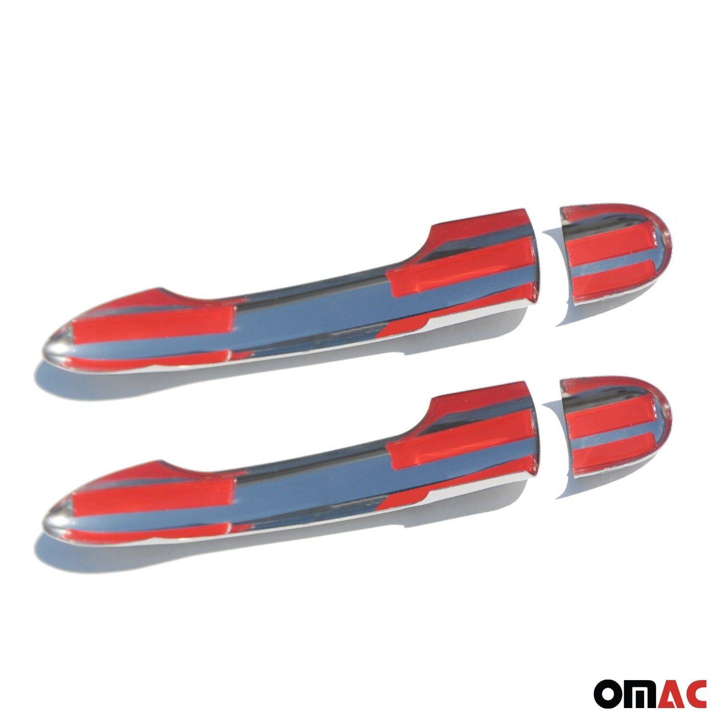 Ornamente mâner ușă, capace mâner ușă pentru Renault Clio 2012-2019 2 uși, oțel inoxidabil, 4x