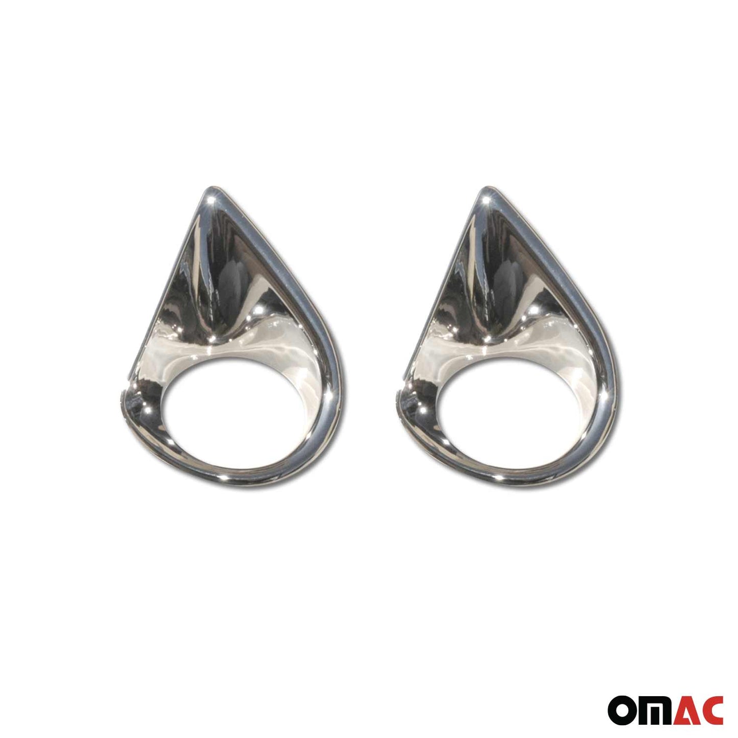 Ramă reflectorizantă spate pentru Mitsubishi ASX, cromată, ABS argintie, set 3 piese