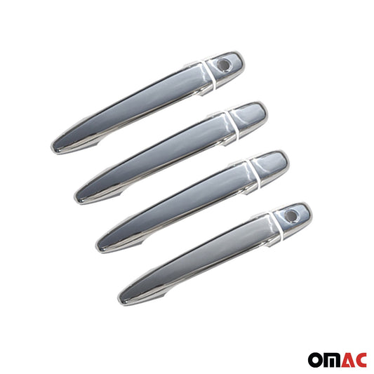 Ornamente mâner ușă, capace mâner ușă pentru Toyota Camry XV40 2006-2011 4 uși oțel inoxidabil 8x