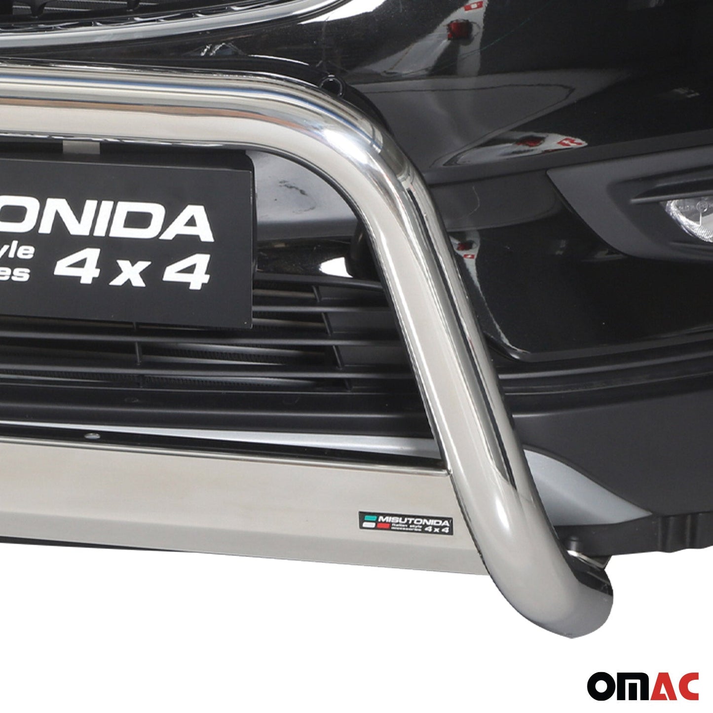 Bară de protecție/buton față pentru Opel Mokka X 2016-2019 ø63mm oțel argintiu protecție