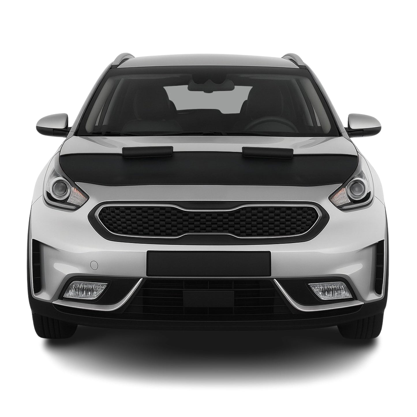 Protecție capotă anti-ciobituri pentru Kia Niro 2017-2022, jumătate neagră