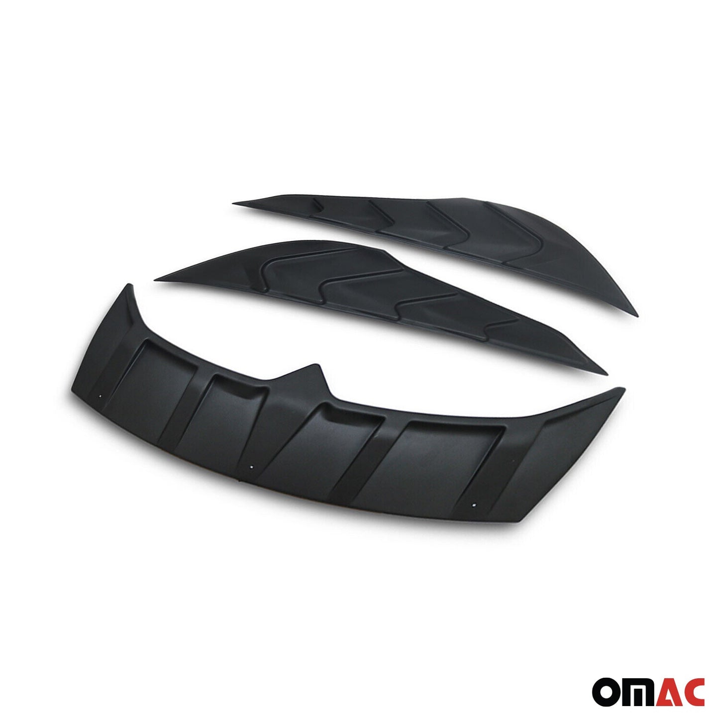 Eleron spate, aripă spate, bordură spate pentru Mitsubishi L200 2019-2025, ABS negru, set 3 piese