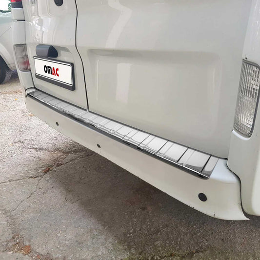 Ladekantenschutz Stoßstangenschutz für Opel Vivaro 2014-2019 Chrom Silber