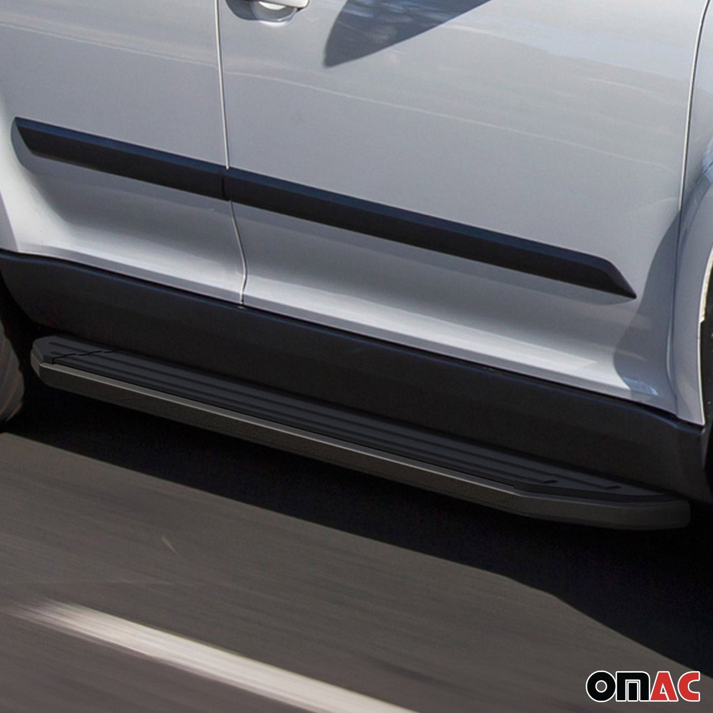 Trittbretter Seitenschweller für Skoda Yeti 2009-2024 Alu Schwarz ABE