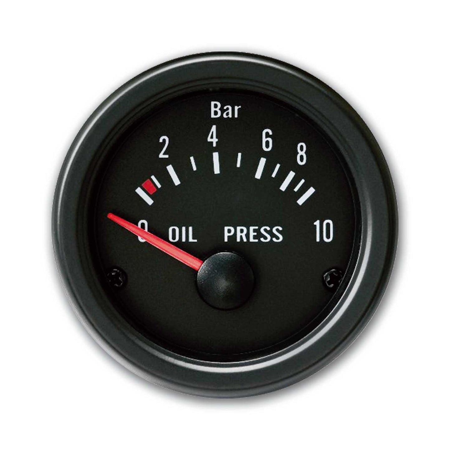 Zusatzinstrument Öldruck Youngtimer Ø52mm Universalle schwarz