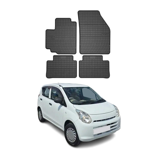 2009-2014 Suzuki Alto Fußmatten Gummi Schwarz 4 tlg