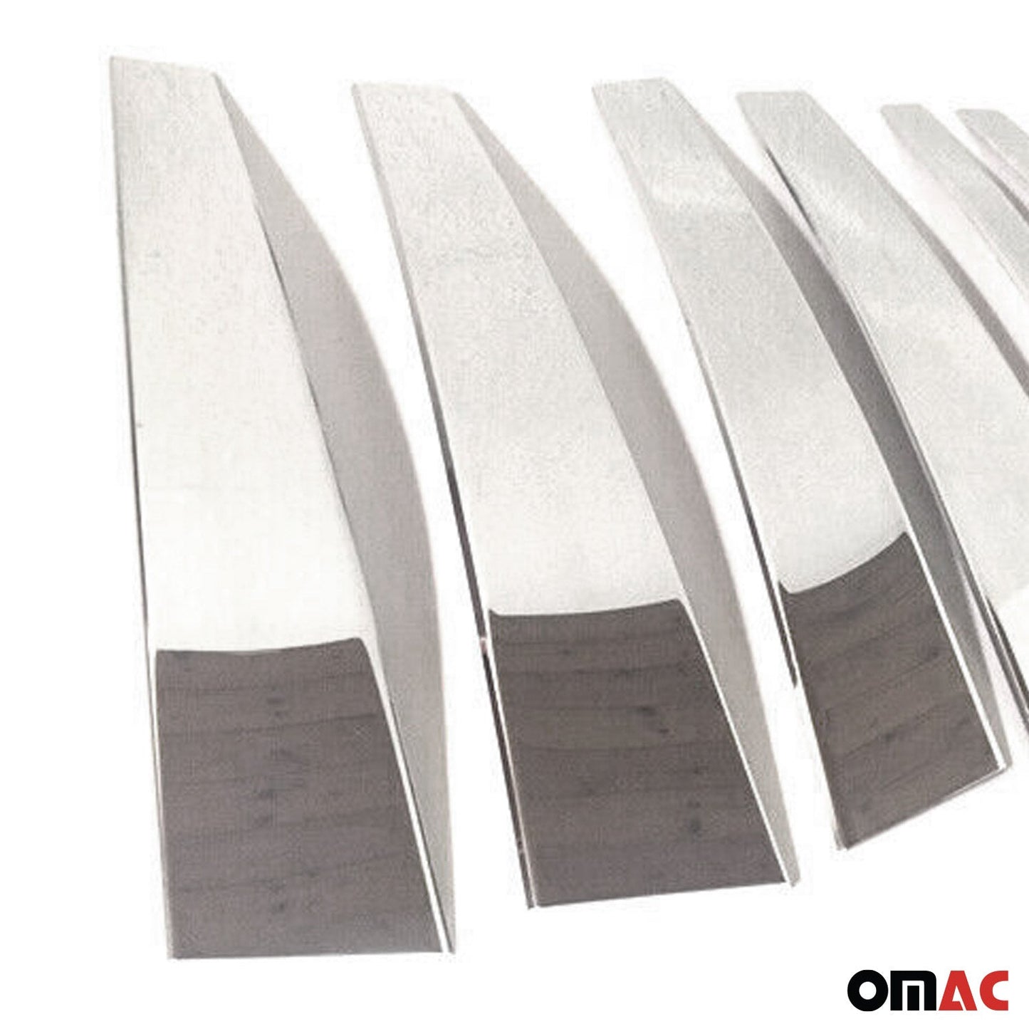 B-Säule Türsäulen Verkleidung für Range Rover 2002-2012 Edelstahl Silber 6tlg